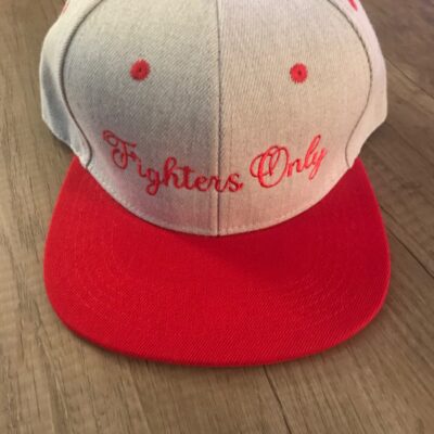 Fighters Only Gray Hat with Red Bill